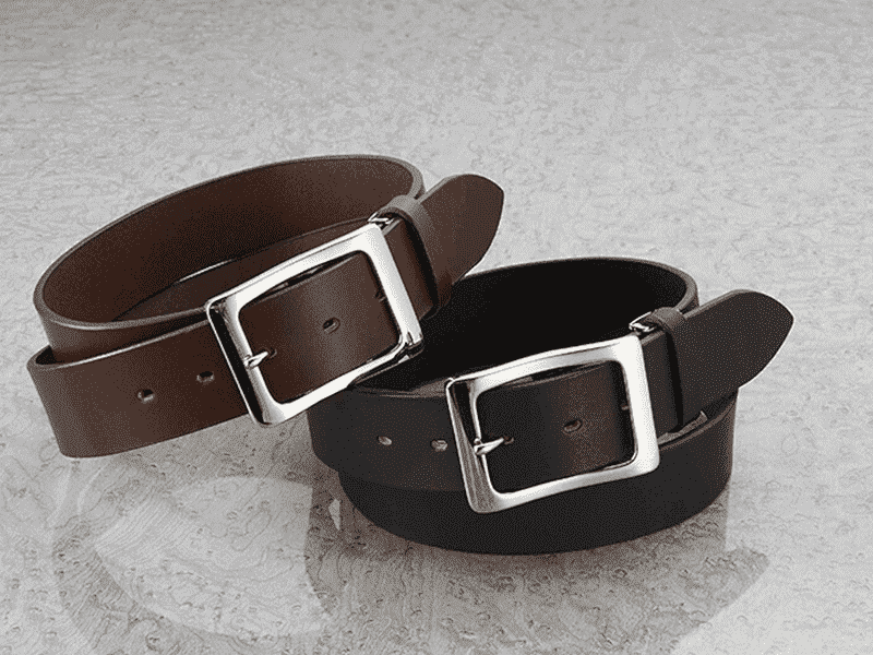 栃木レザー極厚牛革ベルト